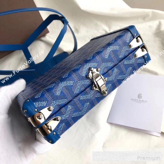 Goyard Minaudiere Mini Y Case Shoulder Bag Royal Blue (GEYA-9062707)