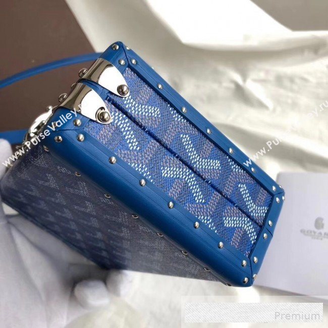 Goyard Minaudiere Mini Y Case Shoulder Bag Royal Blue (GEYA-9062707)