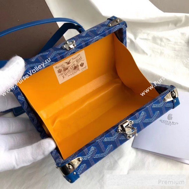 Goyard Minaudiere Mini Y Case Shoulder Bag Royal Blue (GEYA-9062707)