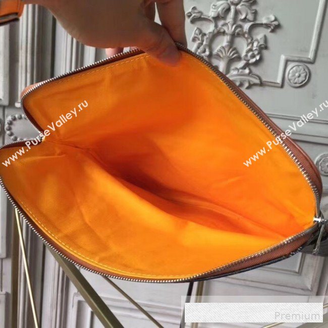 Goyard Folding Leather Clutch Brown (1A142-9062710)