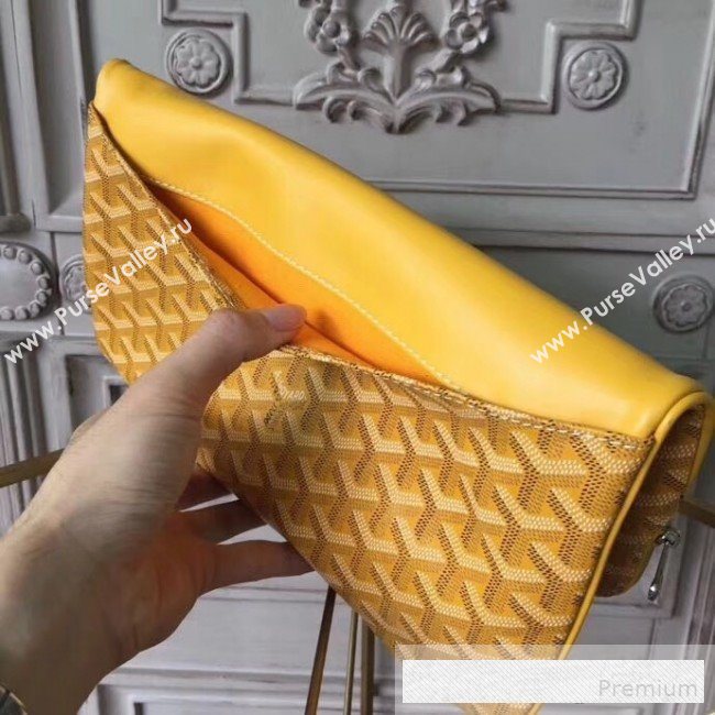 Goyard Folding Leather Clutch Yellow (1A142-9062709)