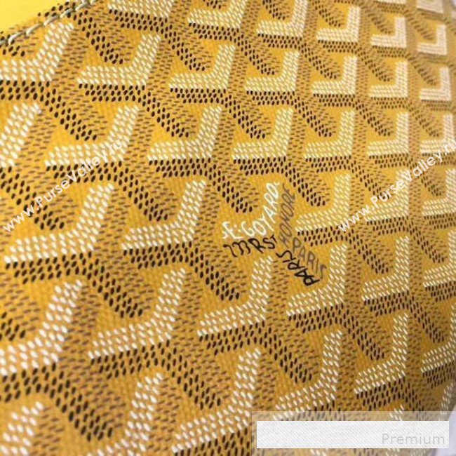 Goyard Folding Leather Clutch Yellow (1A142-9062709)