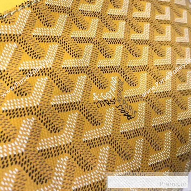 Goyard Folding Leather Clutch Yellow (1A142-9062709)