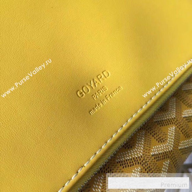 Goyard Folding Leather Clutch Yellow (1A142-9062709)