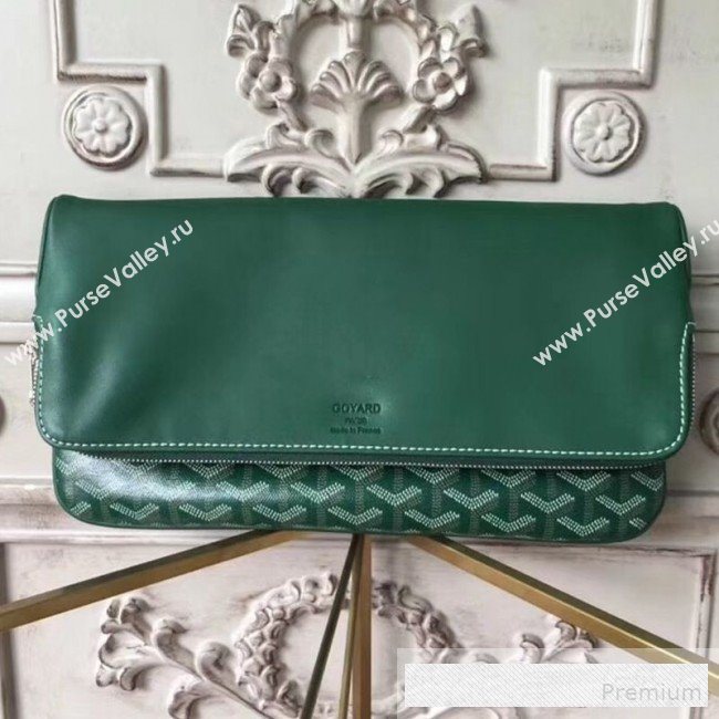 Goyard Folding Leather Clutch Green (1A142-9062711)