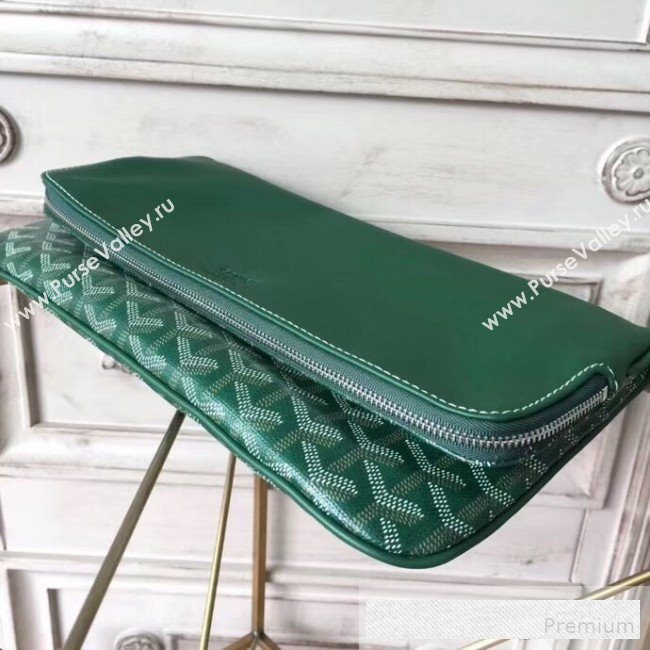 Goyard Folding Leather Clutch Green (1A142-9062711)