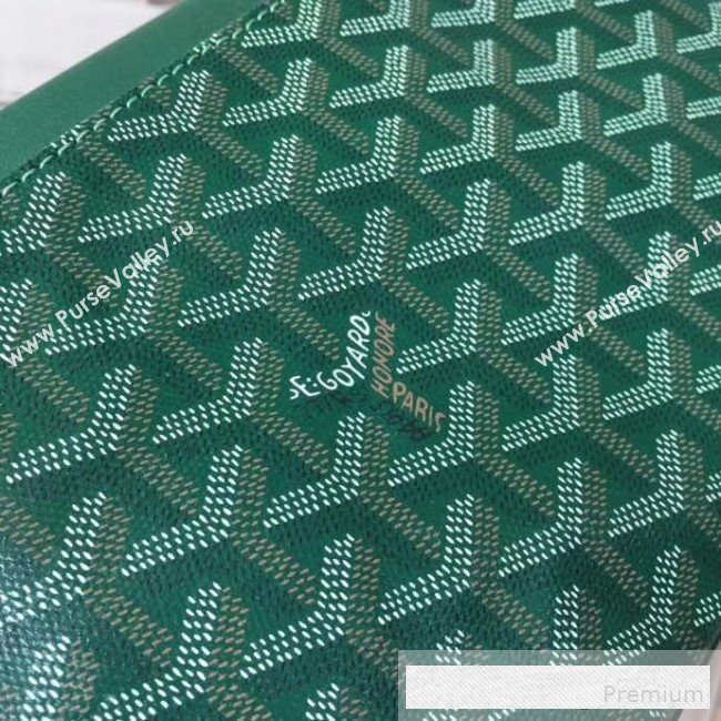 Goyard Folding Leather Clutch Green (1A142-9062711)