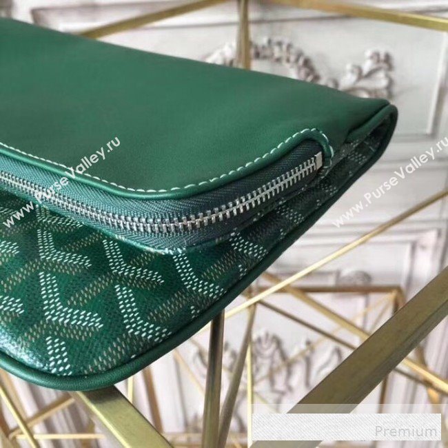 Goyard Folding Leather Clutch Green (1A142-9062711)