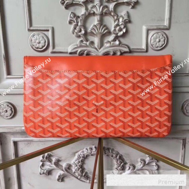 Goyard Folding Leather Clutch Orange (1A142-9062712)
