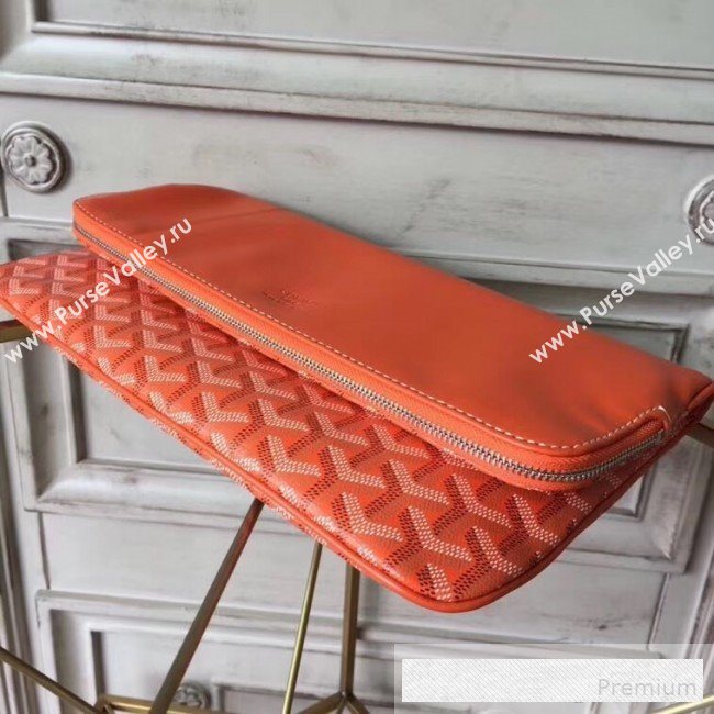 Goyard Folding Leather Clutch Orange (1A142-9062712)
