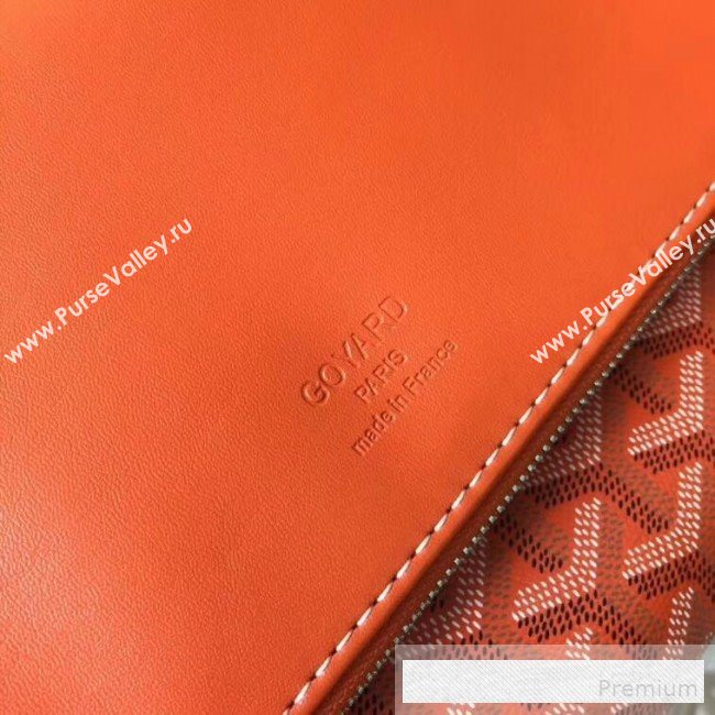 Goyard Folding Leather Clutch Orange (1A142-9062712)