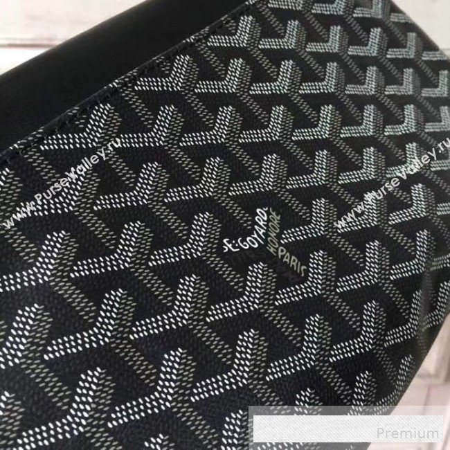 Goyard Folding Leather Clutch Black (1A142-9062713)