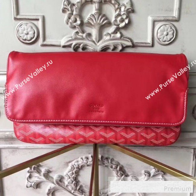 Goyard Folding Leather Clutch Red (1A142-9062715)