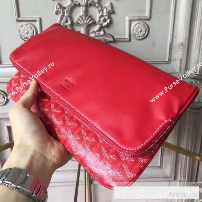 Goyard Folding Leather Clutch Red (1A142-9062715)