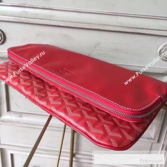 Goyard Folding Leather Clutch Red (1A142-9062715)