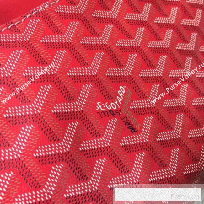 Goyard Folding Leather Clutch Red (1A142-9062715)