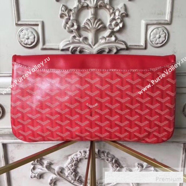 Goyard Folding Leather Clutch Red (1A142-9062715)