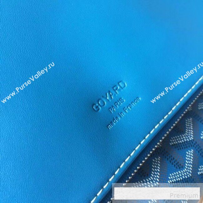 Goyard Folding Leather Clutch Royal Blue (1A142-9062716)
