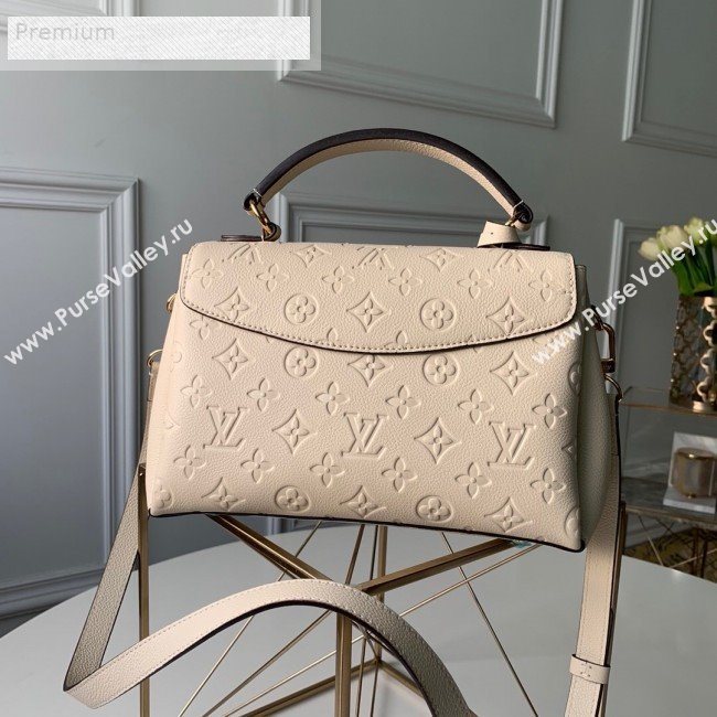 Louis Vuitton Monogram Leather Georges BB Top Handle Bag M53941 Cream White 2109 (KD-9070130)