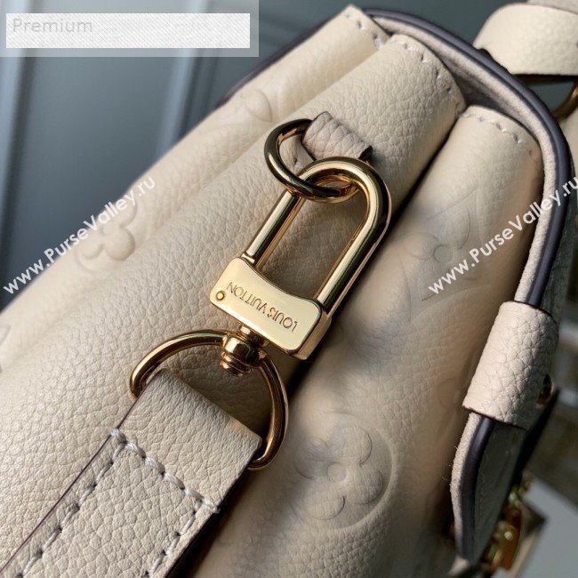 Louis Vuitton Monogram Leather Georges BB Top Handle Bag M53941 Cream White 2109 (KD-9070130)