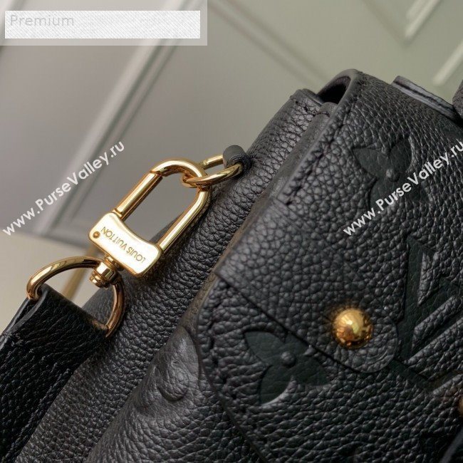 Louis Vuitton Monogram Leather Georges BB Top Handle Bag M53941 Black 2109 (KD-9070131)