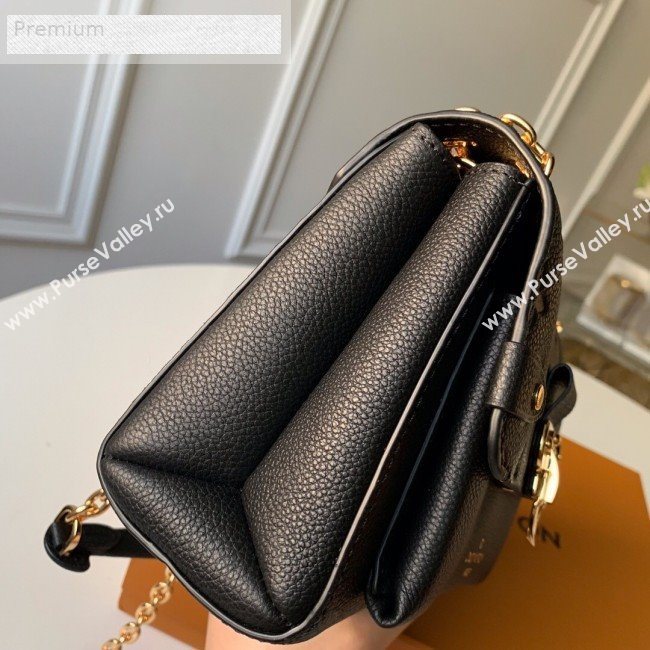 Louis Vuitton Monogram Empreinte Leather Vavin BB Shoulder Bag M44550 Black 2018 (KD-9070132)