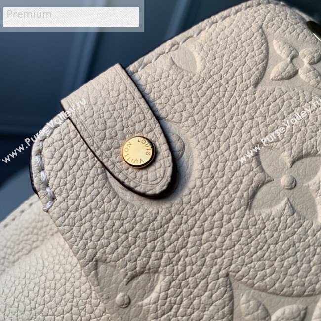 Louis Vuitton Monogram Empreinte Leather Vavin BB Shoulder Bag M44553 Cream White 2018 (KD-9070133)