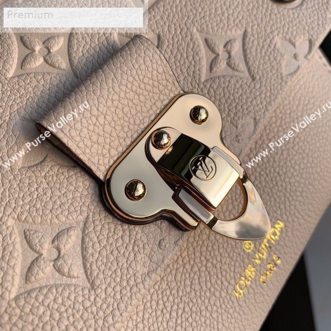 Louis Vuitton Monogram Empreinte Leather Vavin BB Shoulder Bag M44553 Cream White 2018 (KD-9070133)