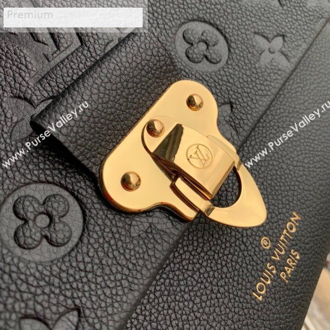 Louis Vuitton Monogram Empreinte Leather Vavin MM Shoulder Bag M44150 Black 2018 (KD-9070135)