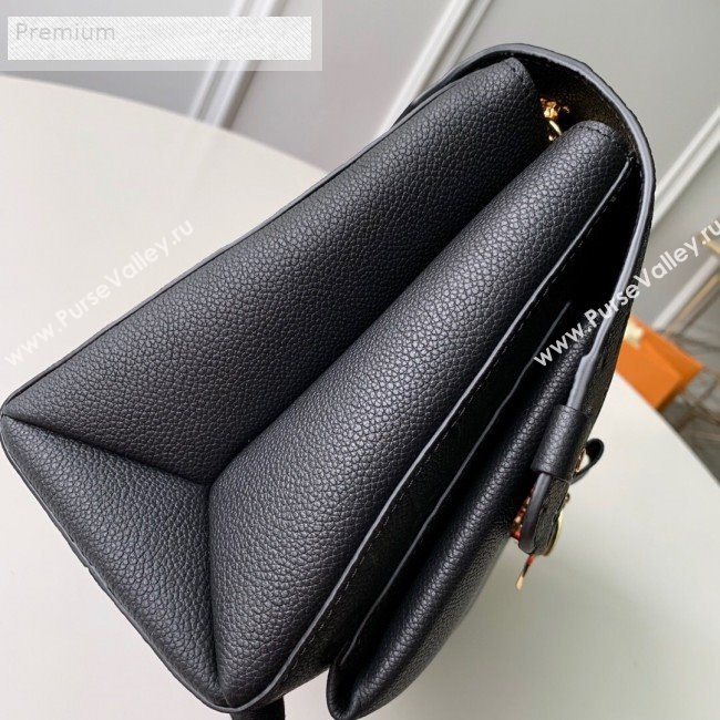 Louis Vuitton Monogram Empreinte Leather Vavin MM Shoulder Bag M44150 Black 2018 (KD-9070135)