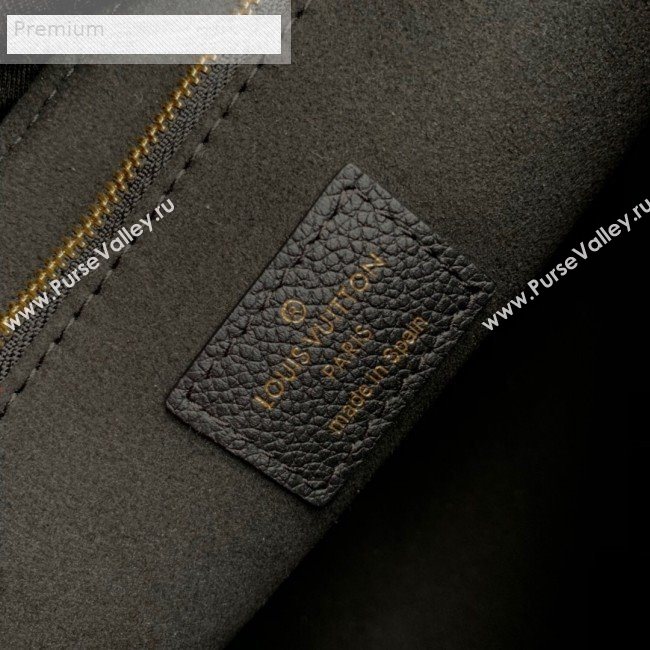 Louis Vuitton Monogram Empreinte Leather Vavin MM Shoulder Bag M44150 Black 2018 (KD-9070135)