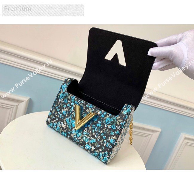 Louis Vuitton Floral Print Twist PM Chain Shoulder Bag M55038 Red 2019 (LVSJ-9070166)