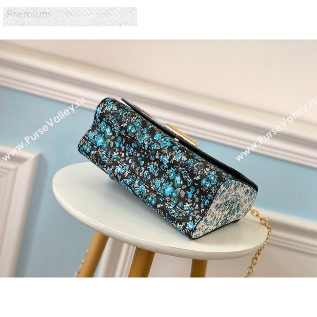 Louis Vuitton Floral Print Twist MM Chain Shoulder Bag M55037 Red 2019 (LVSJ-9070168)