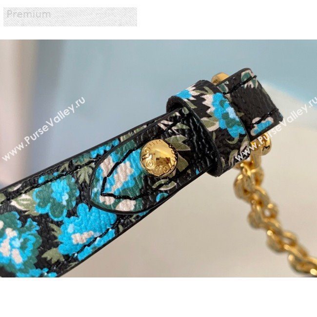 Louis Vuitton Floral Print Twist MM Chain Shoulder Bag M55037 Red 2019 (LVSJ-9070168)