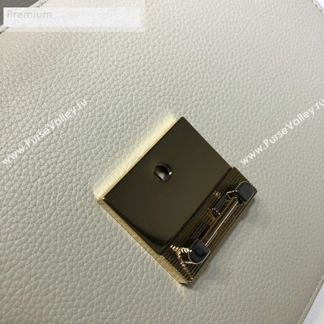 Gucci Zumi Grainy Leather Small Shoulder Bag 576388 White 2019 (DLH-9070206)