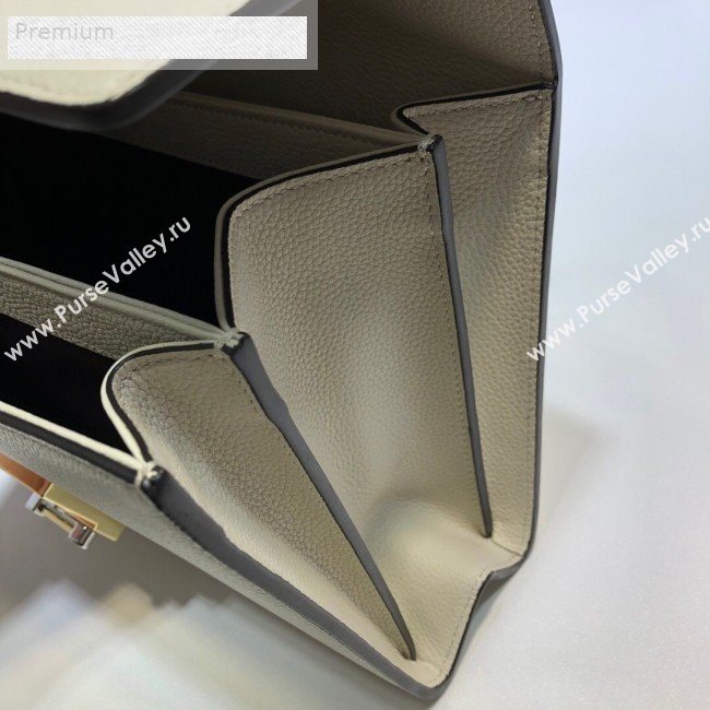 Gucci Zumi Grainy Leather Small Shoulder Bag 576388 White 2019 (DLH-9070206)