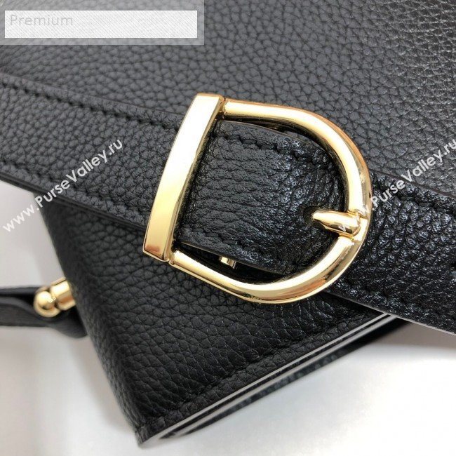 Gucci Zumi Grainy Leather Small Shoulder Bag 576388 Black 2019 (DLH-9070207)