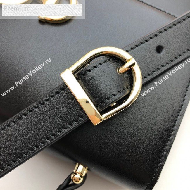 Gucci Zumi Smooth Leather Small Shoulder Bag 576388 Black 2019 (DLH-9070208)