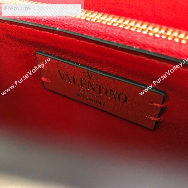 Valentino Smooth Calfskin Small VCASE Chain Shoulder Bag Pink 2019 (JJ3-9070268)