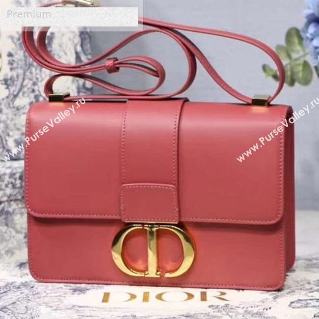 Dior 30 Montaigne CD Flap Bag in Smooth Sienna Pink Calfskin 2019 (BINF-9070253)