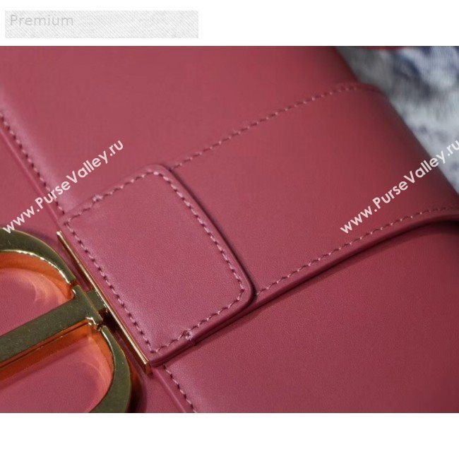 Dior 30 Montaigne CD Flap Bag in Smooth Sienna Pink Calfskin 2019 (BINF-9070253)