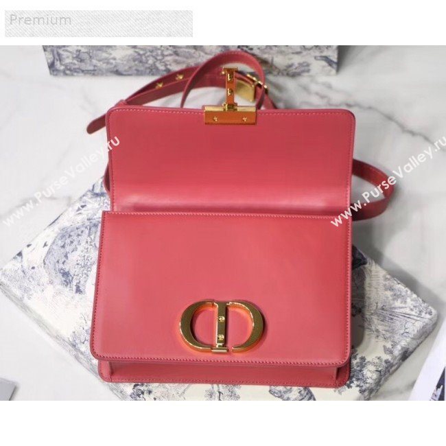 Dior 30 Montaigne CD Flap Bag in Smooth Sienna Pink Calfskin 2019 (BINF-9070253)