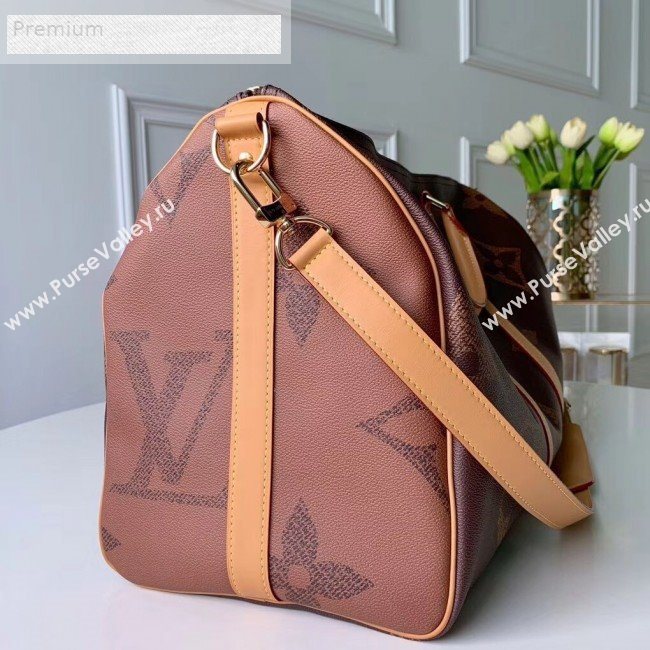 Louis Vuitton Giant Monogram Keepall Bandouliere 50 Top Handle Bag M44739 2019 (KD-9070820)