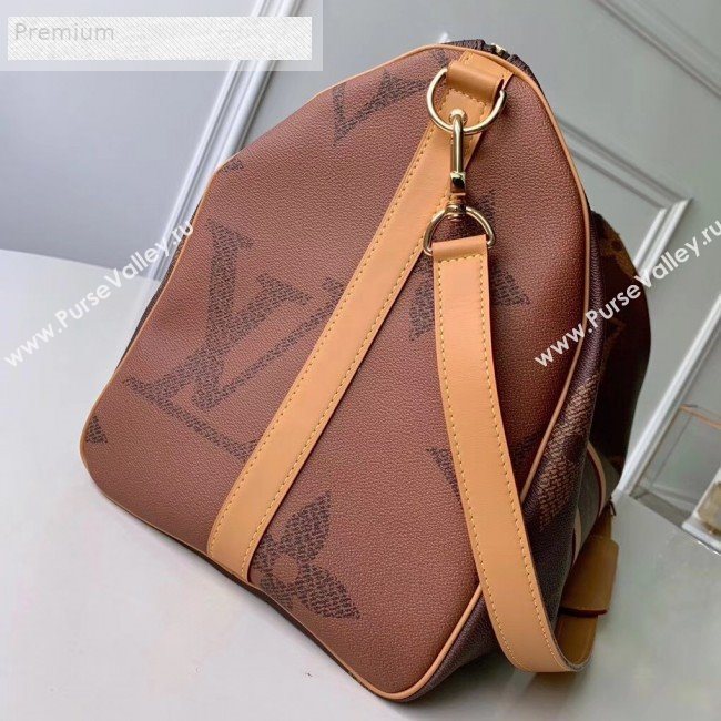 Louis Vuitton Giant Monogram Keepall Bandouliere 50 Top Handle Bag M44739 2019 (KD-9070820)