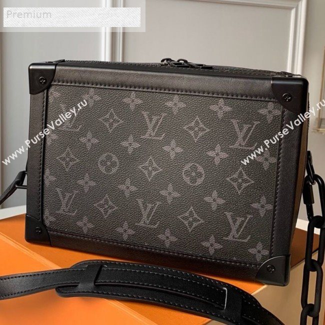 Louis Vuitton Monogram Canvas Soft Trunk Case Shoulder Bag M44478 Grey/Black 2019 (KD-9070822)
