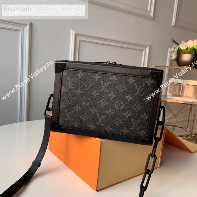 Louis Vuitton Monogram Canvas Soft Trunk Case Shoulder Bag M44478 Grey/Black 2019 (KD-9070822)