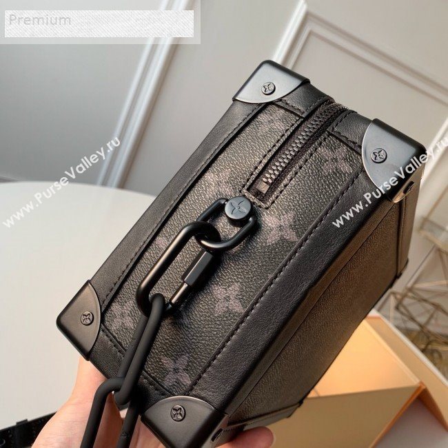 Louis Vuitton Monogram Canvas Soft Trunk Case Shoulder Bag M44478 Grey/Black 2019 (KD-9070822)