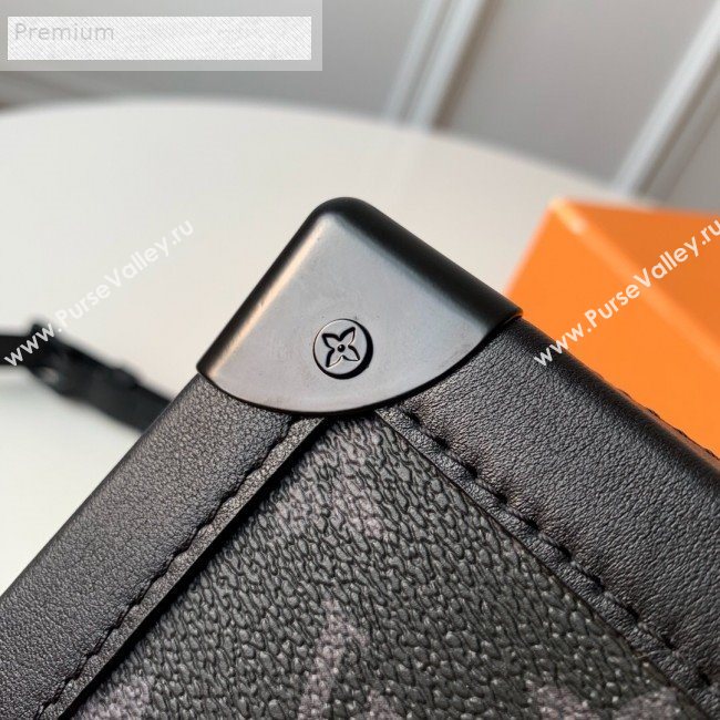 Louis Vuitton Monogram Canvas Soft Trunk Case Shoulder Bag M44478 Grey/Black 2019 (KD-9070822)