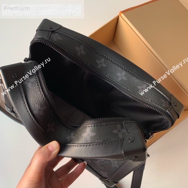 Louis Vuitton Monogram Canvas Soft Trunk Case Shoulder Bag M44478 Grey/Black 2019 (KD-9070822)