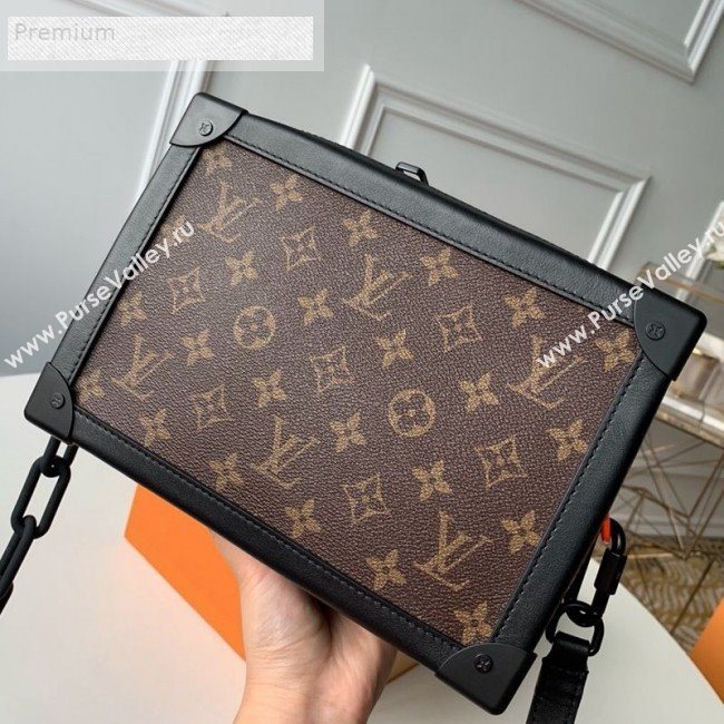 Louis Vuitton Monogram Canvas Soft Trunk Case Shoulder Bag M44478 Coffee/Black 2019 (KD-9070821)